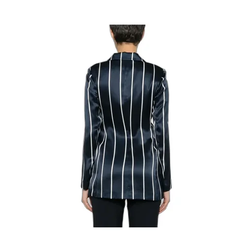 Striped Satin Blazer