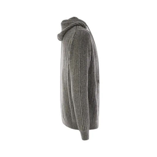 Zip-Up Hooded Cardigan