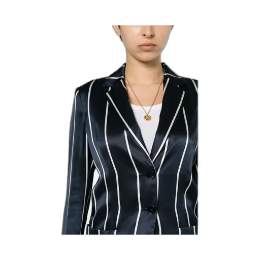 Striped Satin Blazer
