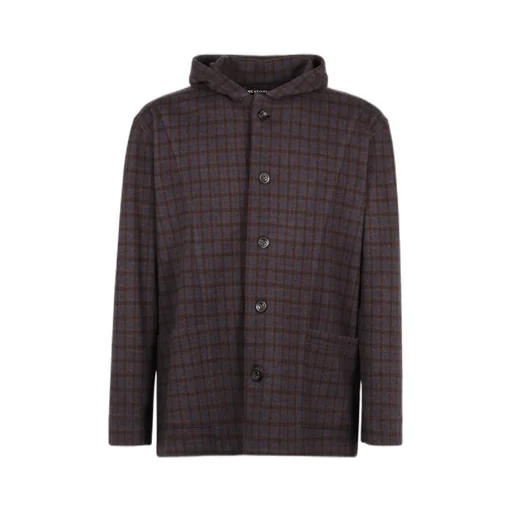 Luca Virgin Wool Button-Up Overshirt