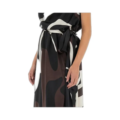 Printed Elegant Midi Dress