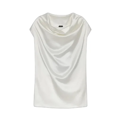 Draped Collar Top