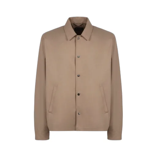 Knitted Button-Up Overshirt