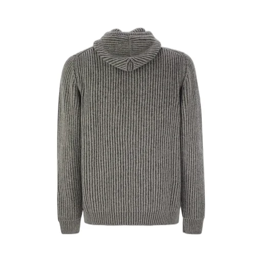 Zip-Up Hooded Cardigan