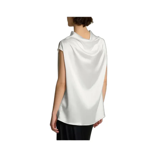 Draped Collar Top