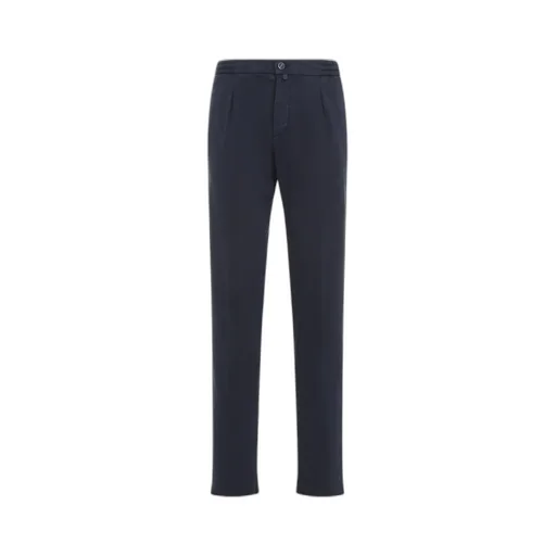 Pleated Detail Straight Leg Trousers