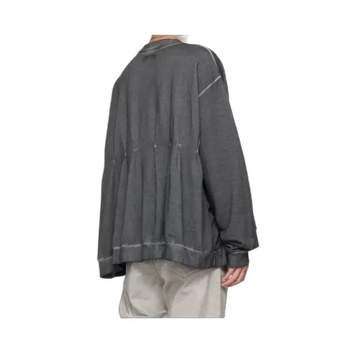 Round-Collar And Long-Sleeved Sweater