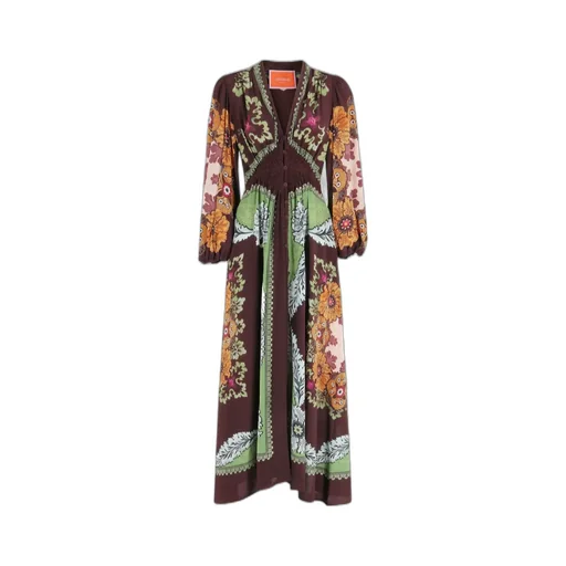 Camerino Floral-Print Maxi Dress