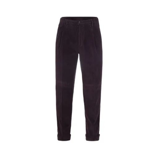 Pleated Corduroy Trousers