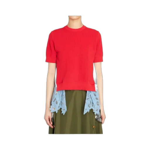 Logo Splicing Blouse