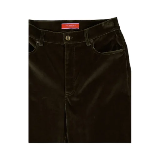 Flared Cotton Trousers
