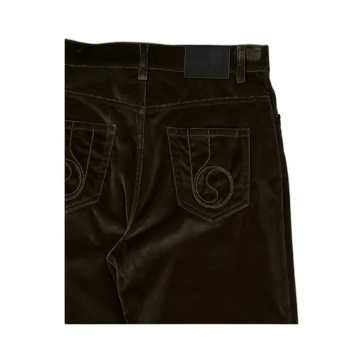 Flared Cotton Trousers