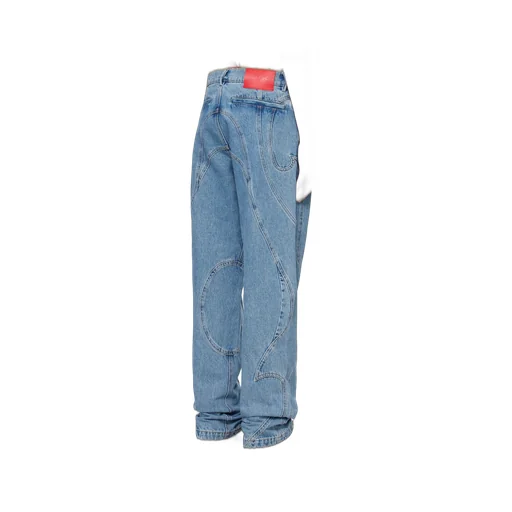 Panelled Jeans