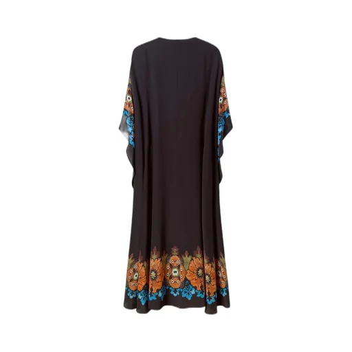 Floral-Print Midi Day Dress