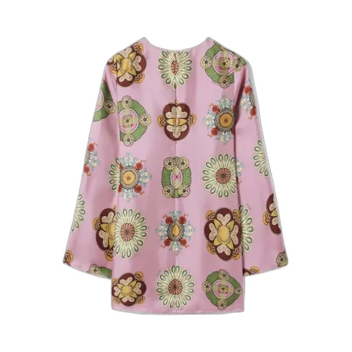Geometric-Pattern Mini Dress
