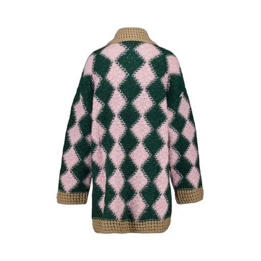 Diamond Pattern Cardigan