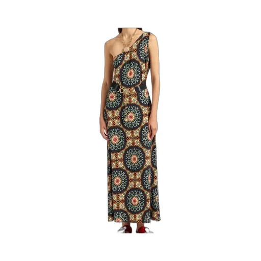 Clingy Roy One-Shoulder Maxi Dress