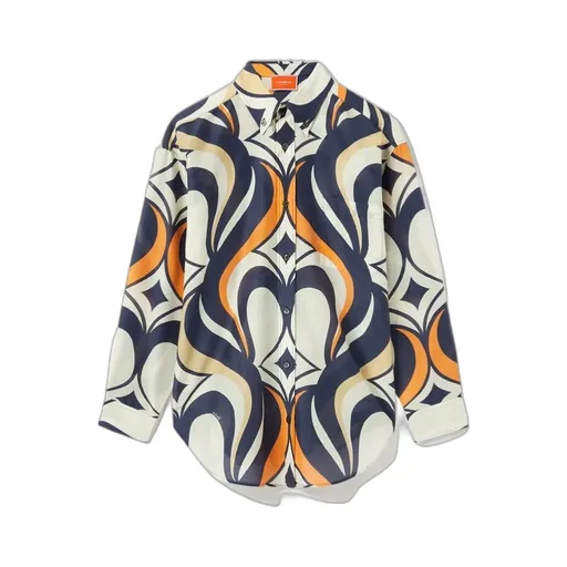 Better Than Your Boyfriend's Abstract-Print Shirt