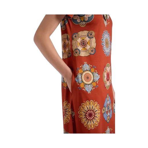 Floral-Print Swing Dress