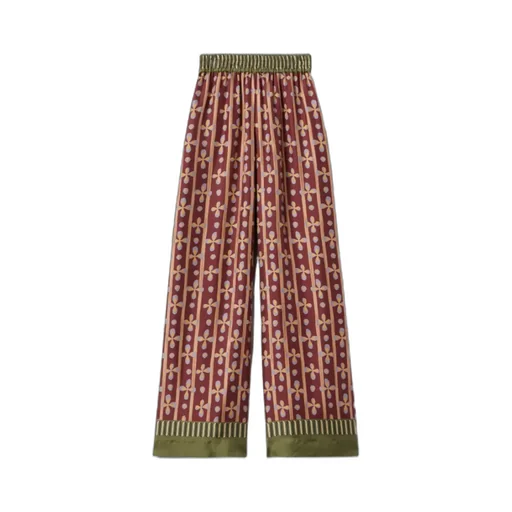Graphic-Print Palazzo Pants