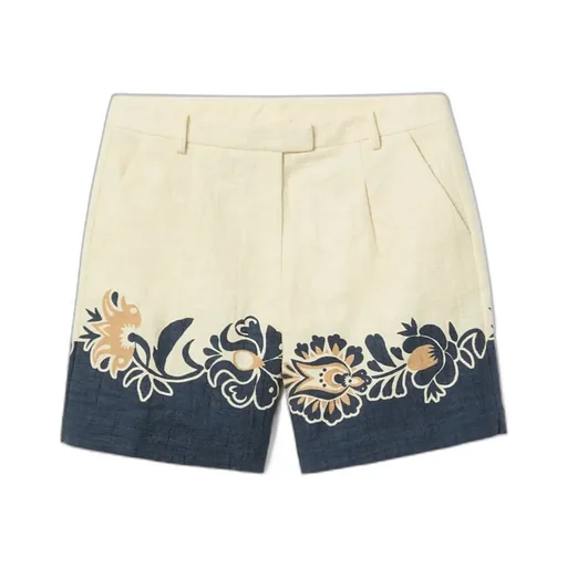 Floral-Print Shorts