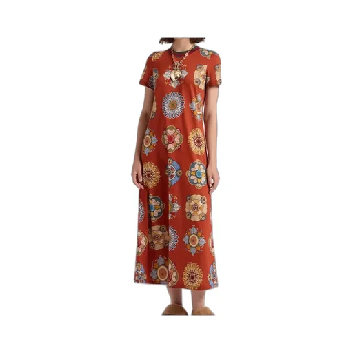 Floral-Print Swing Dress