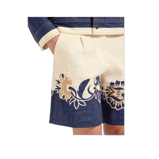 Floral-Print Shorts