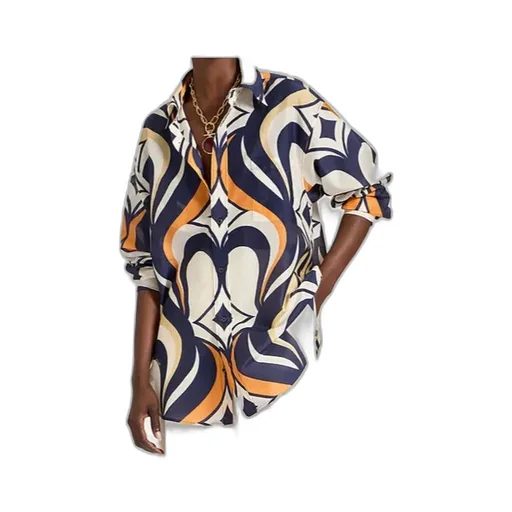 Better Than Your Boyfriend's Abstract-Print Shirt