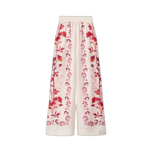 Floral-Print Palazzo Pants