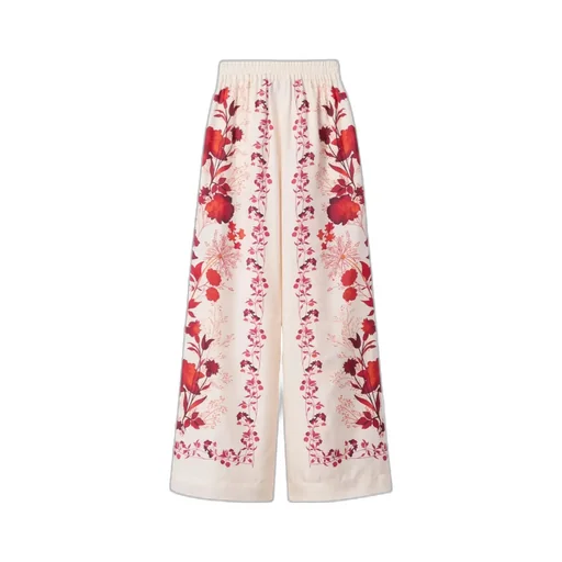 Floral-Print Palazzo Pants