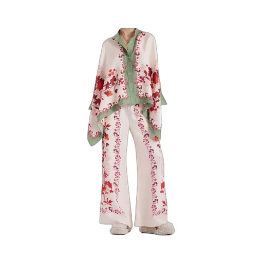 Floral-Print Palazzo Pants