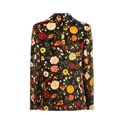 24 7 Single Breasted Floral Jacket