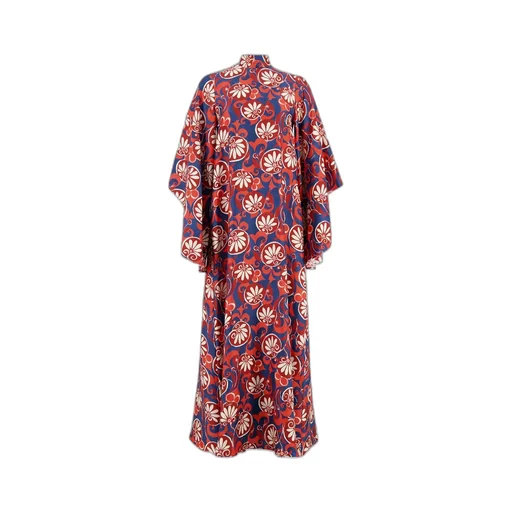 Magnifico Moonflower-Print Silk Dress