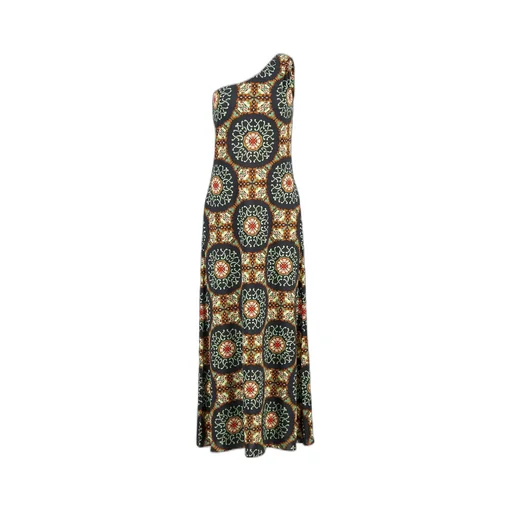 Clingy Roy One-Shoulder Maxi Dress