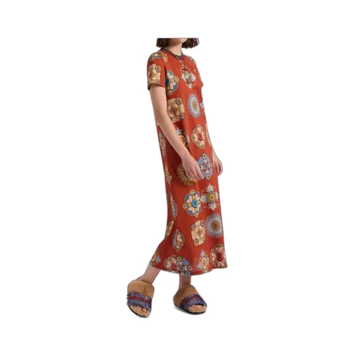 Floral-Print Swing Dress