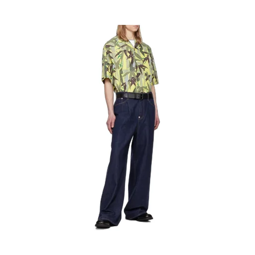 Chiku-Rin Camo Hawaiian Short Sleeved Shirt