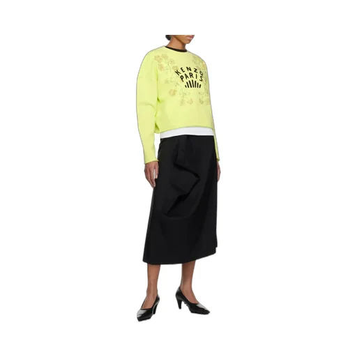 Jungle Flower Sweatshirt In Cotton