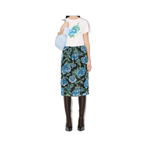 Kenzo Peonies Skirt