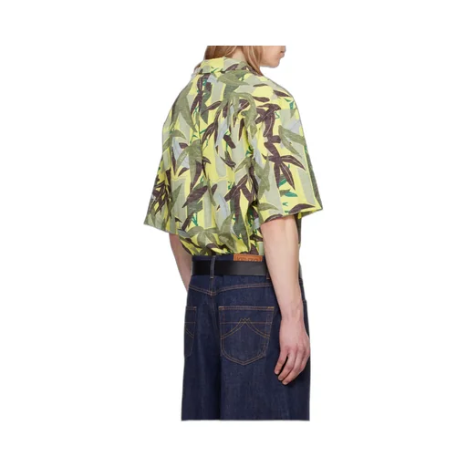 Chiku-Rin Camo Hawaiian Short Sleeved Shirt