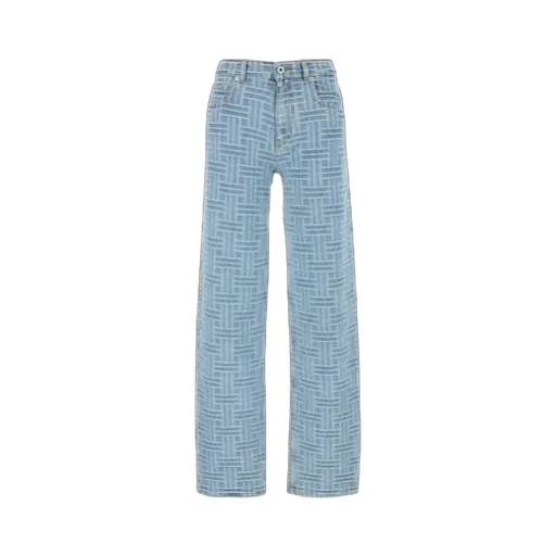 Logo Embroidered Denim Jeans