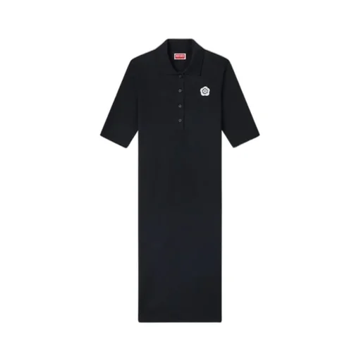 Boke Flower 2.0 Embroidered Rib Polo Dress