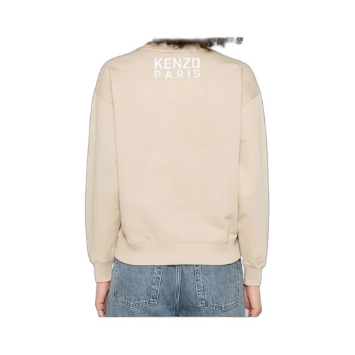 Happy Tiger Embroidered Sweatshirt