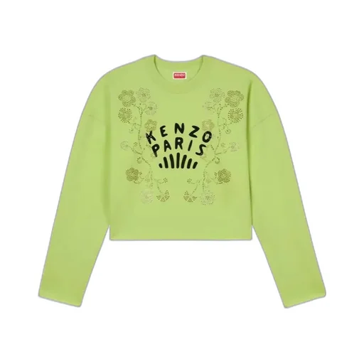 Jungle Flower Sweatshirt In Cotton