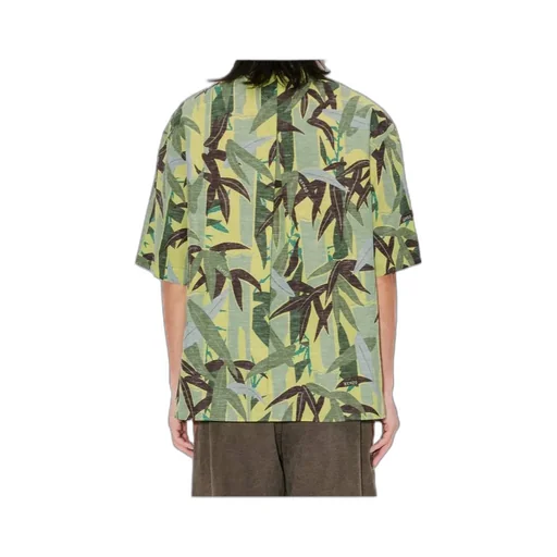 Chiku-Rin Camo Hawaiian Short Sleeved Shirt