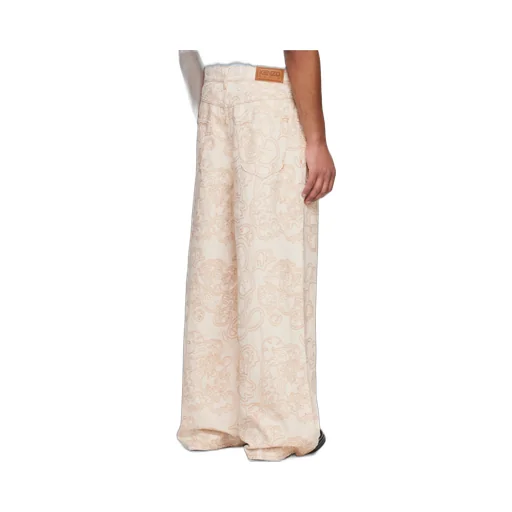 Denim Wide-Leg Jeans