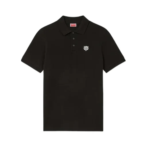 Happy Tiger Embroidered Slim Polo Shirt