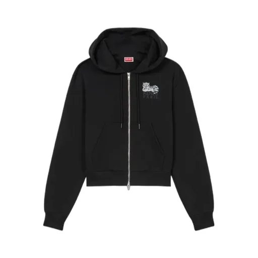 Happy Tiger Zipped Hoodie