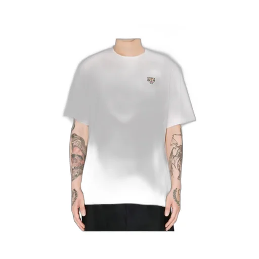 Lucky Tiger Embroidered Crewneck T-Shirt