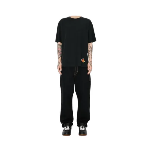Pop-Embroidered Oversized T-Shirt
