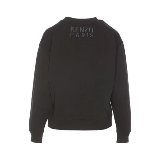 Tiger Embroidered Crewneck Sweatshirt